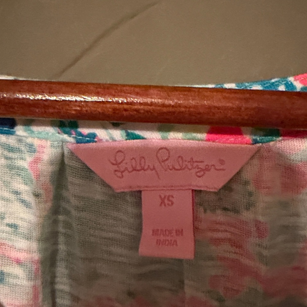 Lilly Pulitzer Floral Tunic Dress xxs A1 - Picture 2 of 2
